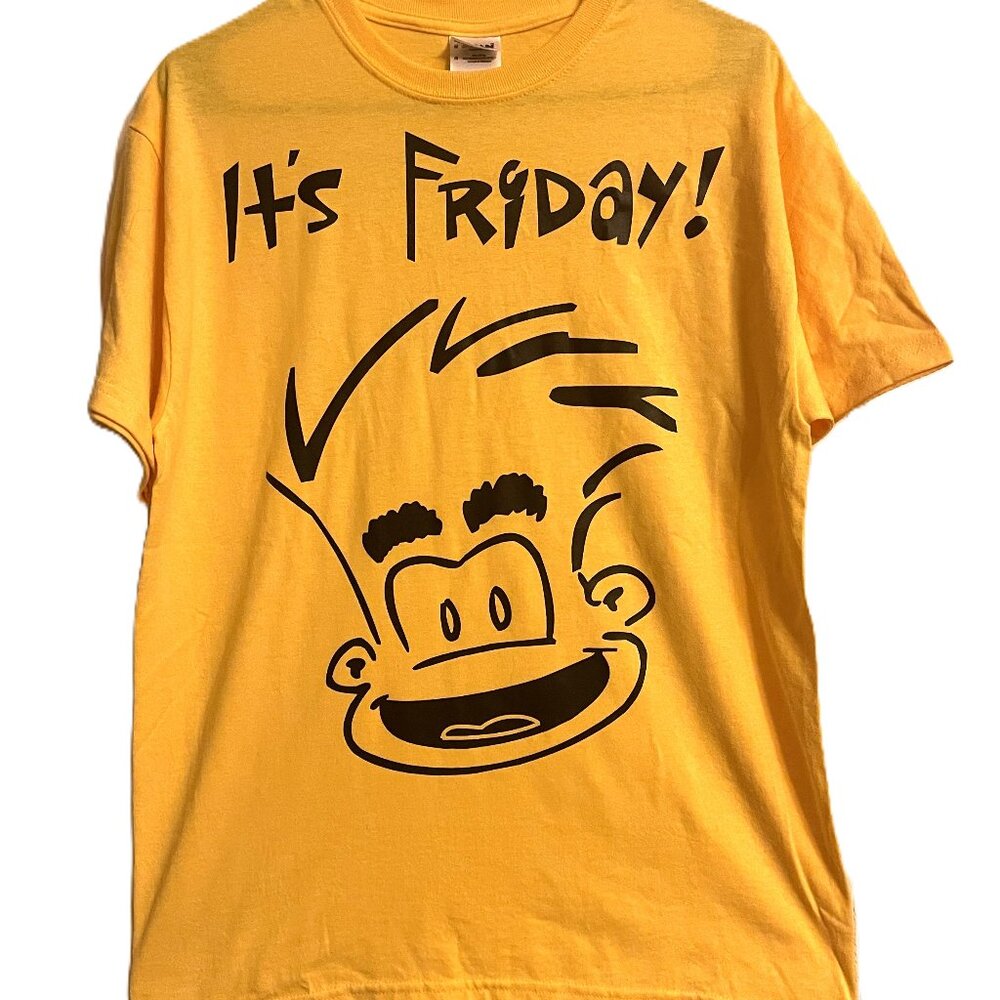 Black and Gold "It's Friday! T-shirt